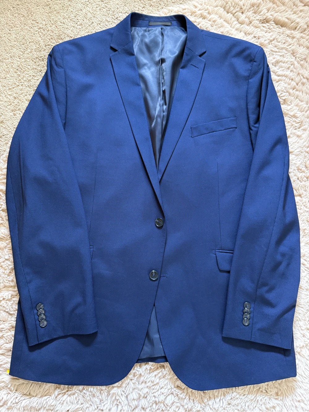 Kenneth Cole Men's Royal Blue Two-Button Sport Coat